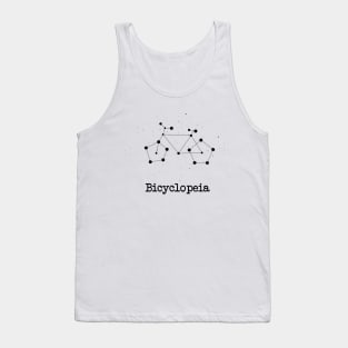 Bicyclopeia – Bicycle star constellation Tank Top